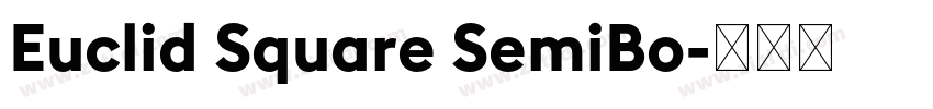 Euclid Square SemiBo字体转换